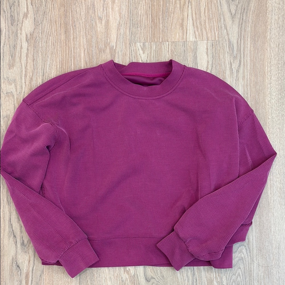 Lululemon Magenta Crewneck Sweatshirt